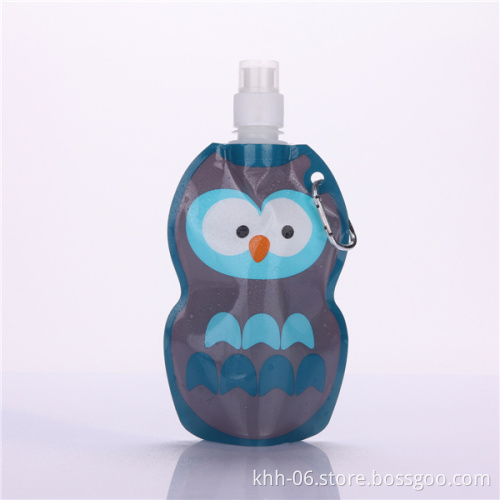 SGS Approved Animal Shaped Liquid Spout Bags with spout tap